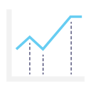 gráfico de líneas icon