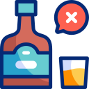 sin alcohol icon