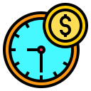 el tiempo es dinero icon