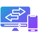 transferencia de datos icon