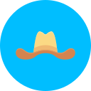 sombrero de vaquero icon