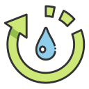 reciclar agua icon