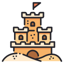 Castillo de arena icon