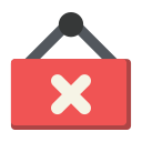 geschlossenes schild icon