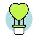 heißluftballon icon