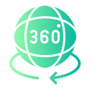 360 grados icon