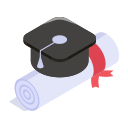 sombrero de graduación icon