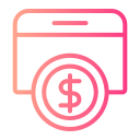 dinero digital icon