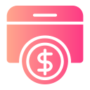 dinero digital icon