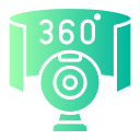 cámara 360 icon