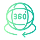 360 grados icon