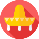 Sombrero mexicano icon