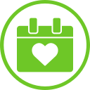 Valentines day icon