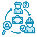 proceso de contratación icon