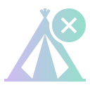 proibido acampar 