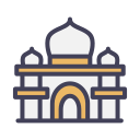 taj mahal icon