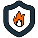 escudo de fuego icon