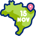 mapa de brasil icon