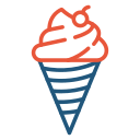 Ice cream cone icon