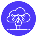 diseño de nubes icon