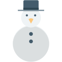 muñeco de nieve navideño icon