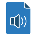 archivos de audio icon