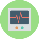 máquina de ecg 