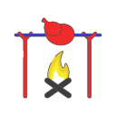 BBQ grill icon