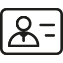 tarjeta de presentación icon