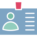tarjeta de identificación icon