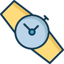 reloj de pulsera icon