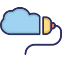 flecha de nube icon