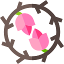 Diseño floral icon