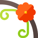 Diseño floral icon