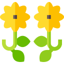 Diseño floral icon