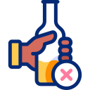 sin alcohol icon