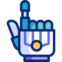 mano robótica icon