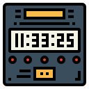 reloj digital icon