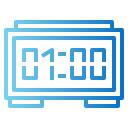 reloj digital icon