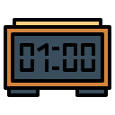 reloj digital icon