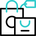 Shopping bag icon