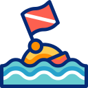 Дайвинг-флаг icon