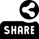 Кнопка поделиться free interface icon