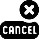 Кнопка отмены free interface icon