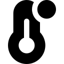 Уведомление термометра free interface icon
