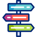 Signpost animated icon