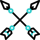 교차된 화살표 icon