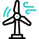 Wind energy icon