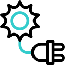 Green energy icon