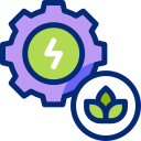 Renewable battery icon